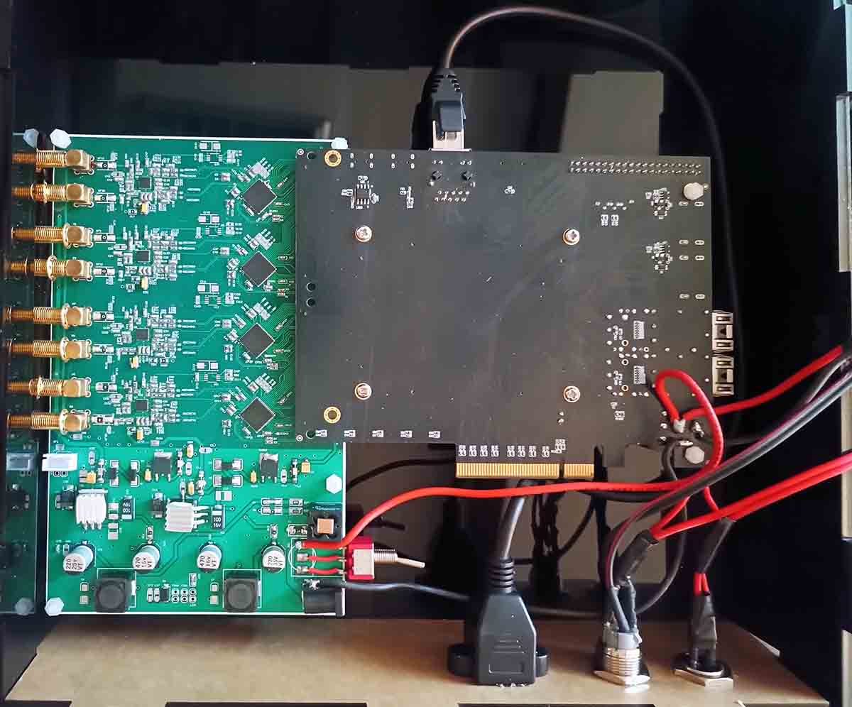 برد FPGA ADC 8 کانال داده برداری Kintex7